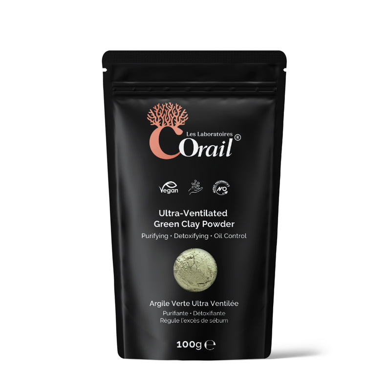 Ultra-Ventilated French Green Clay – Natural Face Mask for Radiant Skin