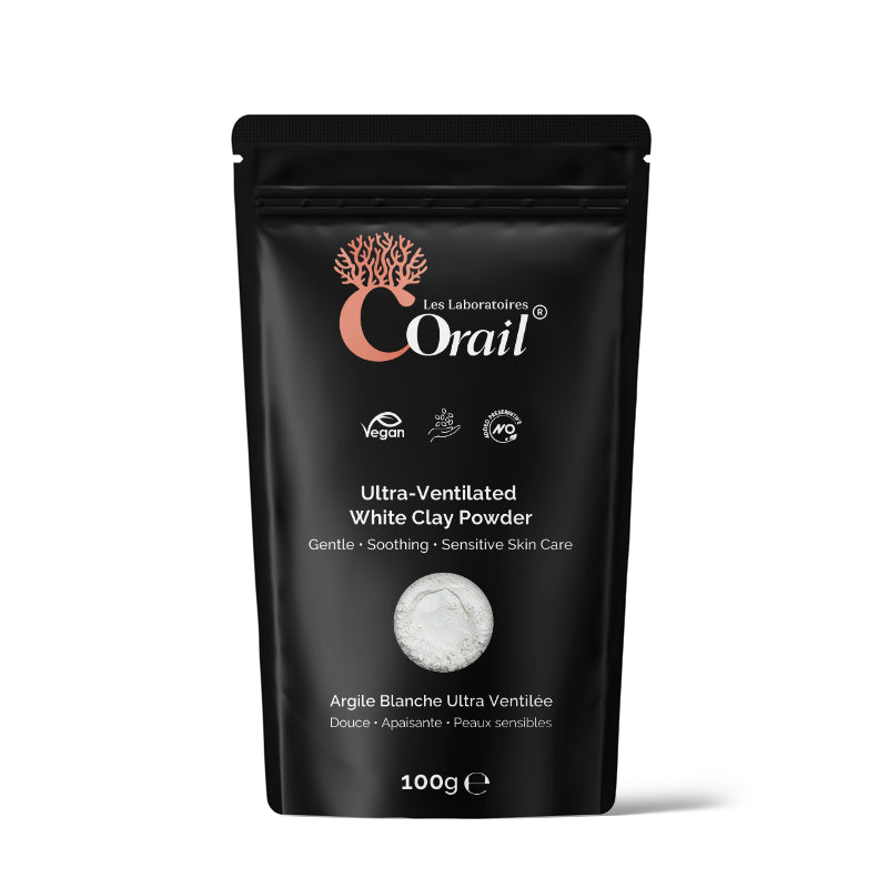 French White Clay – Ultra-Ventilated Powder for Skin &amp; Hair Masks