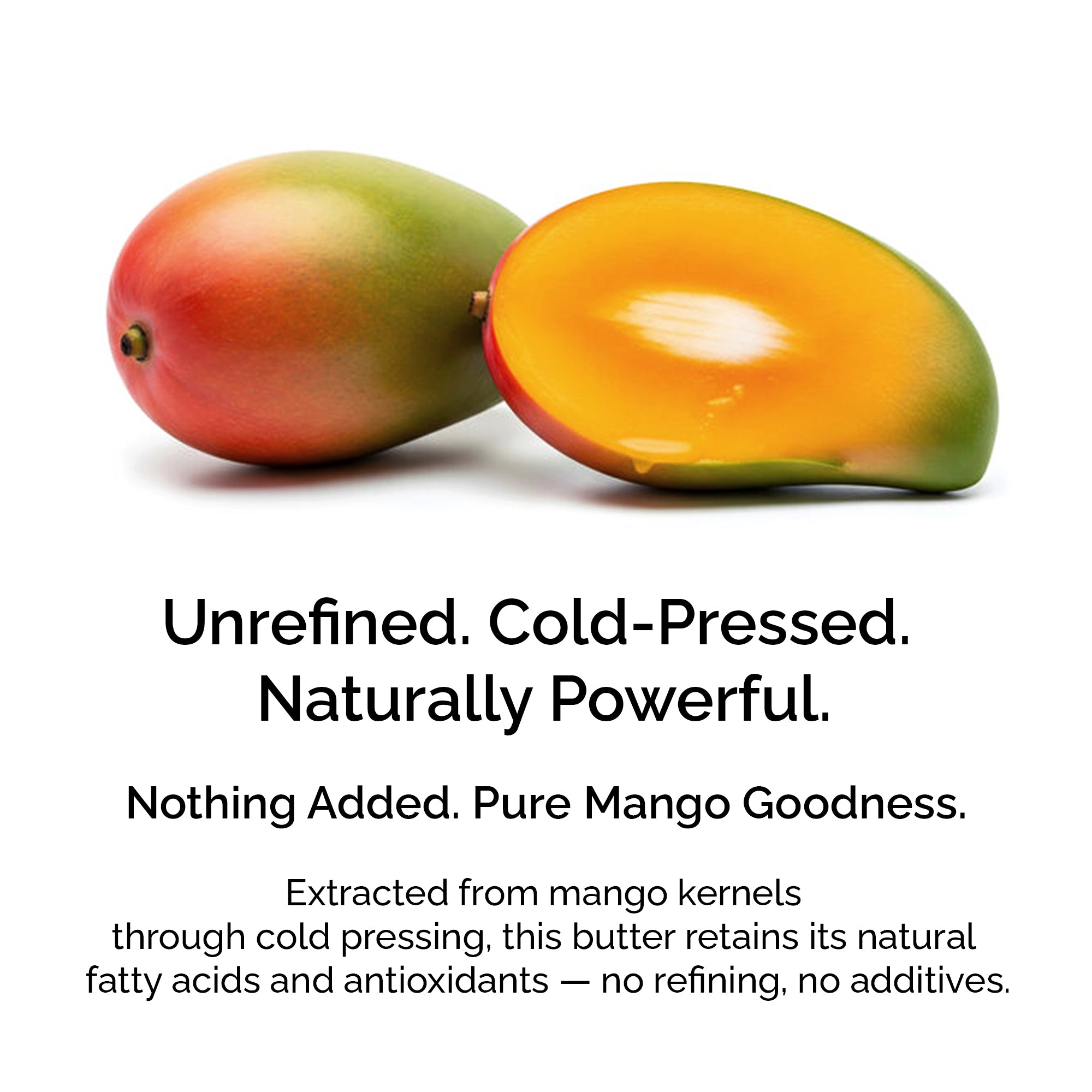Unrefined Mango Butter – For Skin, Hair &amp; Stretch Marks